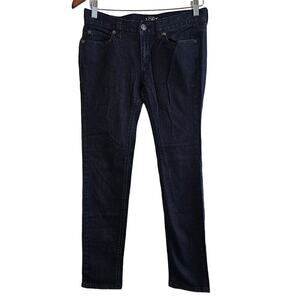 Ann Taylor Loft Jeans Womens Size 4P Modern Skinny Blue Dark Wash Mid Rise